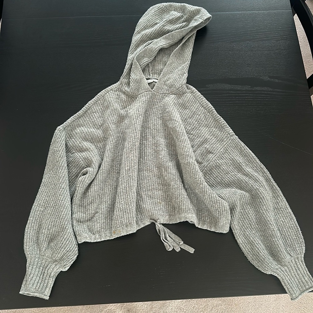 American Eagle sweater with hood great condition size small.